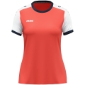 JAKO Sport Shirt Dynamic Jersey (Polyester Micro Mesh) coral red/white ladies