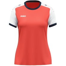 JAKO Sport Shirt Dynamic Jersey (Polyester Micro Mesh) coral red/white ladies