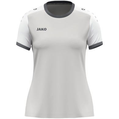 JAKO Sport Shirt Dynamic Jersey (Polyester Micro Mesh) light grey/white ladies