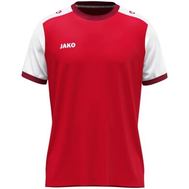 JAKO Sport T-shirt Dynamic Jersey (Polyester Micro Mesh) red/white Men's