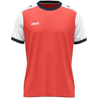 JAKO Sport T-shirt Dynamic Jersey (Polyester Micro Mesh) coral red/white men's