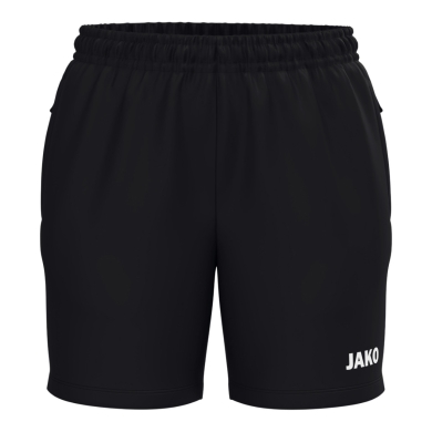 JAKO Sports Shorts (Webshort) One (Side Pockets with Zipper) Short Black Ladies