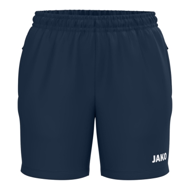 JAKO Sports Shorts (Webshort) One (Side pockets with zip) short navy blue ladies