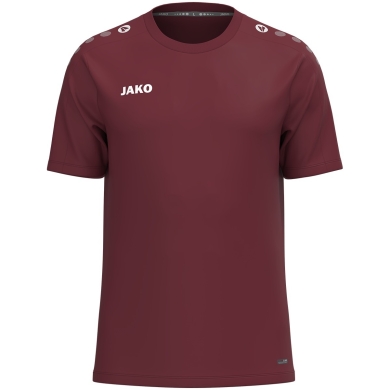 JAKO Sport T-shirt One Cotton (mixed fabric) burgundy men's
