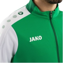 JAKO Training Suit Polyester Dynamic (Jacket and Trousers, sporty cut) green/white/dark green children