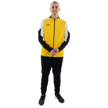 JAKO Training Suit Polyester Dynamic (Jacket and Trousers, sporty cut) yellow/white/black Men's