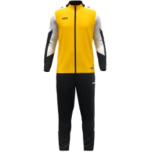 JAKO Training Suit Polyester Dynamic (Jacket and Trousers, sporty cut) yellow/white/black children