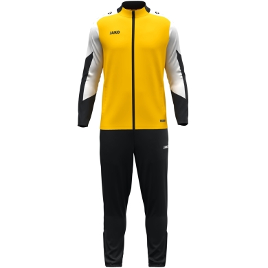 JAKO Training Suit Polyester Dynamic (Jacket and Trousers, sporty cut) yellow/white/black children