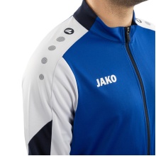JAKO Training Suit Polyester Dynamic (Jacket and Trousers, sporty cut) royal blue/white/navy blue Children