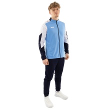 JAKO Polyester Dynamic Tracksuit (Jacket and Trousers, sporty cut) sky blue/white/navy blue Men's