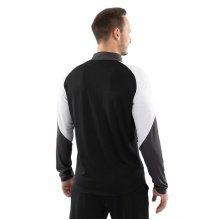 JAKO Training Suit Polyester Dynamic (Jacket and Trousers, sporty cut) black/white/anthracite grey Men's