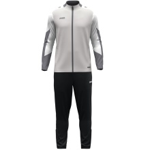 JAKO Training Suit Polyester Dynamic (Jacket and Trousers, sporty cut) light grey/white/grey Children