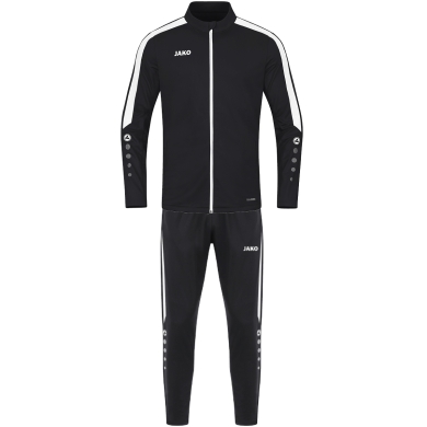 JAKO Training Suit Polyester Power (Jacket and Trousers) Black Men