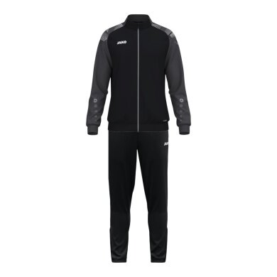 JAKO Tracksuit (Polyester Suit) Sonic - 100% recycled Polyester - black/anthracite grey Men's