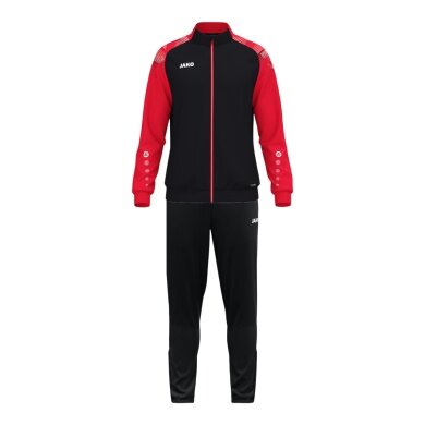 JAKO Tracksuit (Polyester Suit) Sonic - 100% recycled Polyester - black/red Boys