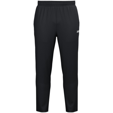 JAKO Training Trousers One Webhose (Side Pockets with Zipper) Long Black Men's