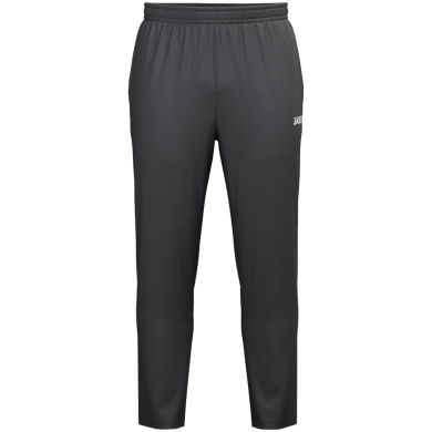 JAKO Training Trousers One Webhose (Side Pockets with Zipper) Long Anthracite Grey Kids
