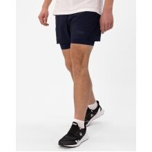 JAKO Training Shorts Short Power 2in1 (elastic waistband) short navy blue men's