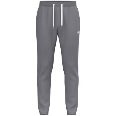 JAKO One Cotton Jogging Trousers (Mixed Fabric) Long Grey Men's