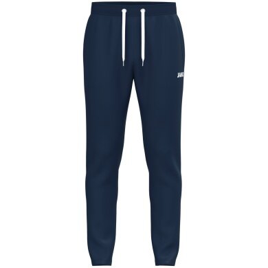 JAKO One Cotton Jogging Trousers (Mixed Fabric) Long Navy Blue Kids