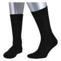 JD Daily Sock Crew Doctor Socks with Thin Plush Black - 1 Pair