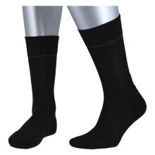 JD Daily Sock Crew Doctor Socks with Thin Plush Black - 1 Pair