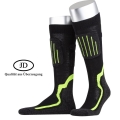 JD Hero Knee Socks with Cushion Zones (Merino Wool) black/lime Men's - 1 Pair
