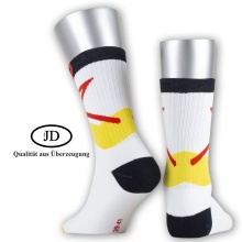 JD Sports Sock Jordan-O.White Laces (Organic Cotton) white/multicoloured - 1 Pair