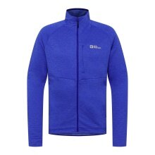 Jack Wolfskin Taiga Full Zip Fleece Jacket (elastic cuffs) blue men's