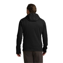 Jack Wolfskin Fleece Jacket Peak District Hooded Full Zip (comfortable to wear, warm) black men's