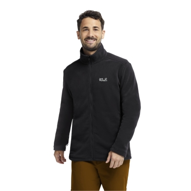 Jack Wolfskin Taunus 200 Full Zip Fleece Jacket (warm, optimal freedom of movement) black men's