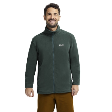 Jack Wolfskin Taunus 200 Full Zip Fleece Jacket (warm, optimal freedom of movement) sage green men's