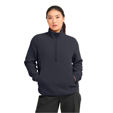 Jack Wolfskin Lite Curl Half-Zip Fleece Pullover navy blue Ladies