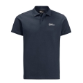 Jack Wolfskin Essential Leisure Polo (Organic Cotton) Night Blue Men's