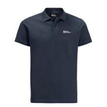 Jack Wolfskin Essential Leisure Polo (Organic Cotton) Night Blue Men's