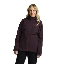Jack Wolfskin All-Season Jacket Moonrise 3in1 2025 (waterproof and windproof, with fleece inner jacket) purple/violet ladies