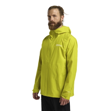 Jack Wolfskin Prelight 2.5 Layer LT Rain Jacket (lightweight, waterproof, breathable) yellow men's