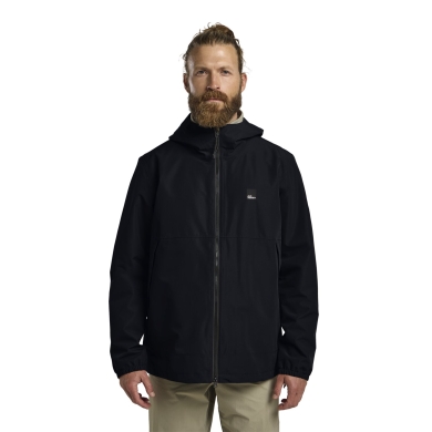 Jack Wolfskin Rain Jacket Terraview 2-Layer (waterproof, breathable, elastic cuffs) 2025 navy blue men's