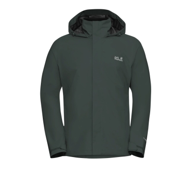 Jack Wolfskin Trailtime Rain Jacket 2-Layer (waterproof, breathable) 2026 palm green men's
