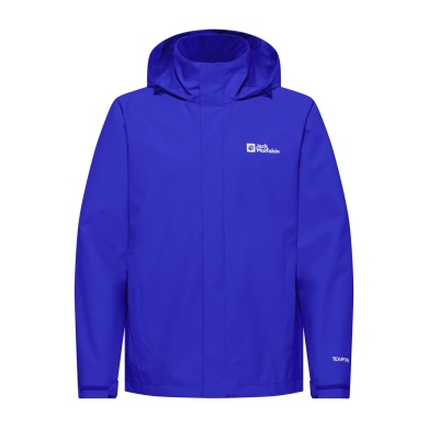 Jack Wolfskin Trailtime Rain Jacket 2-Layer (waterproof, breathable) blue men's