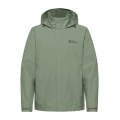 Jack Wolfskin Trailtime Rain Jacket 2-Layer (waterproof, breathable) light green men's