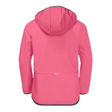 Jack Wolfskin Softshell Jacket Fourwinds (wind & water repellent) pink girls