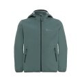Jack Wolfskin Softshell Jacket Fourwinds (windproof, lined) 2025 jade green children/teenagers (164-176)