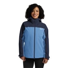 Jack Wolfskin Transition Hiking Jacket Wild Places 3in1 (waterproof, windproof) blue/navy blue ladies