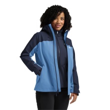 Jack Wolfskin Transition Hiking Jacket Wild Places 3in1 (waterproof, windproof) blue/navy blue ladies