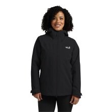 Jack Wolfskin Transition Hiking Jacket Wild Places 3in1 (waterproof, windproof) black ladies