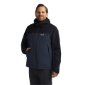 Jack Wolfskin Transition Hiking Jacket Wild Places 3in1 (waterproof, windproof) midnight blue men's