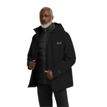 Jack Wolfskin Icecape Down 3-in-1 Transition Hiking Jacket (waterproof, windproof, breathable) black men's