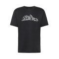 Jack Wolfskin Hiking T-Shirt Peak Graphic T (breathable, quick-drying) phantom grey men's