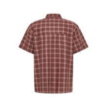 Jack Wolfskin Planalto Hiking Shirt (Organic Cotton) Short Sleeve Red Men's